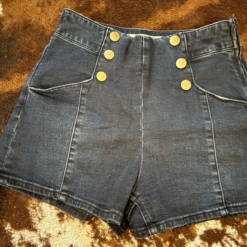 Rock & Roll denim shorts